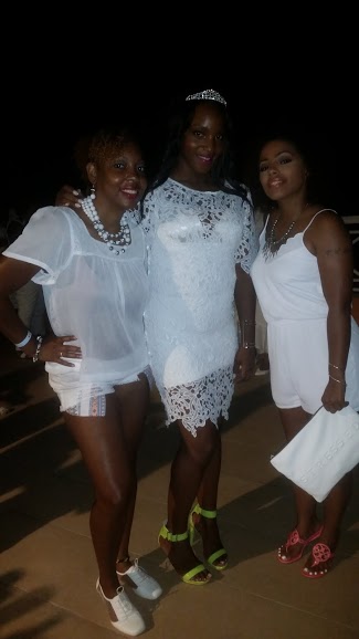 All White Party the Day before the wedding! 